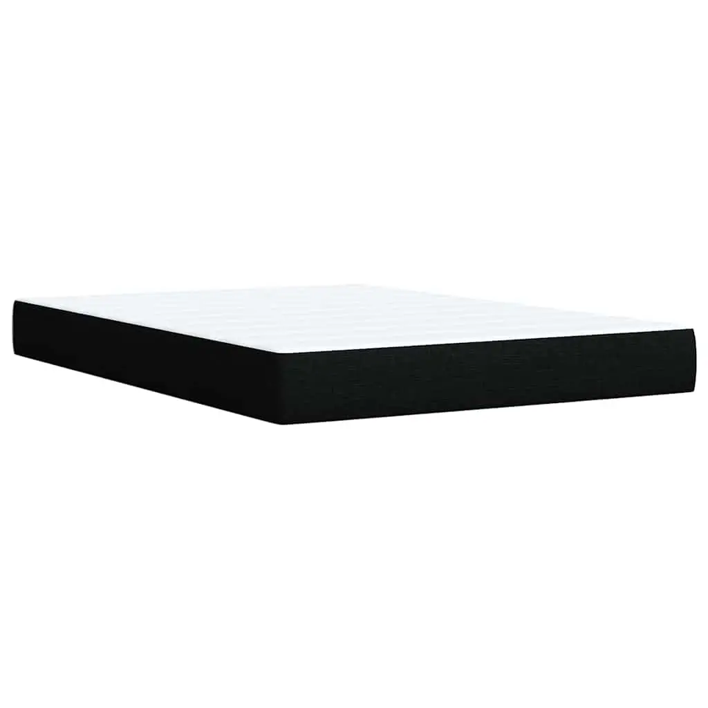 Box Spring Bed Pocket Mattress Polyester Fabric Dark Grey