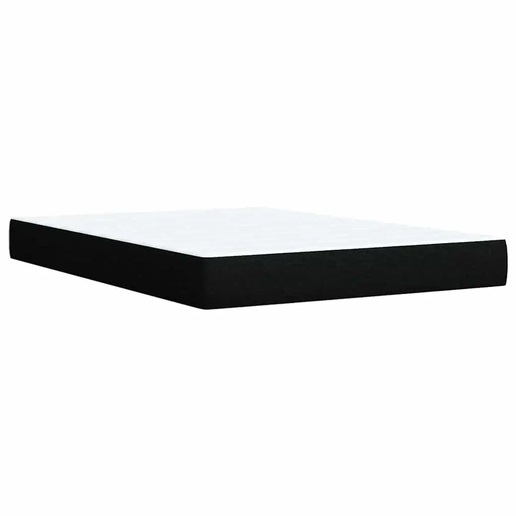 Double Box Spring Bed with Pocket Spring Mattress and LED Lights