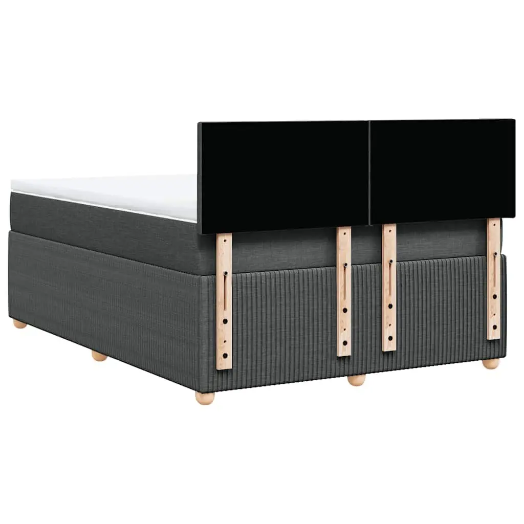 Queen Bed with Pocket Spring Mattress and LED Lights
