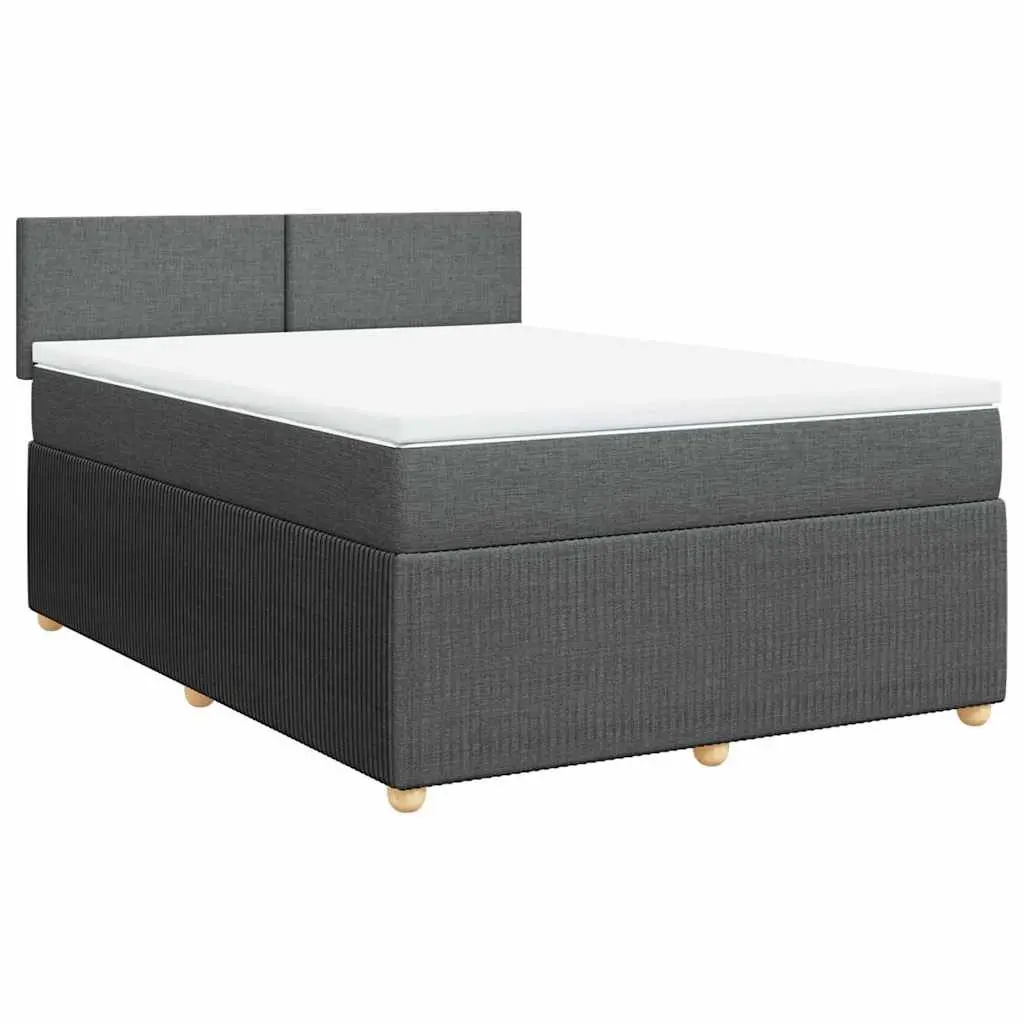 Queen Bed with Pocket Spring Mattress and LED Lights