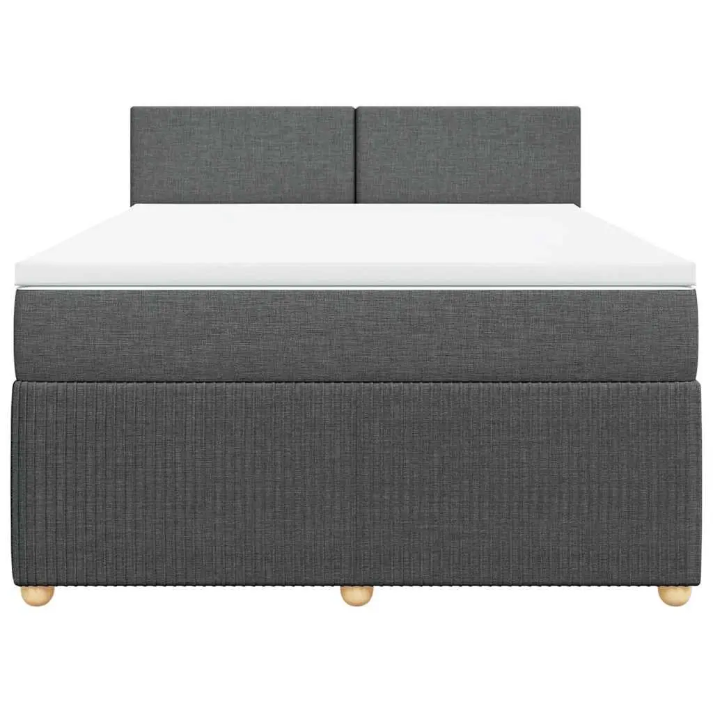 Queen Bed with Pocket Spring Mattress and LED Lights