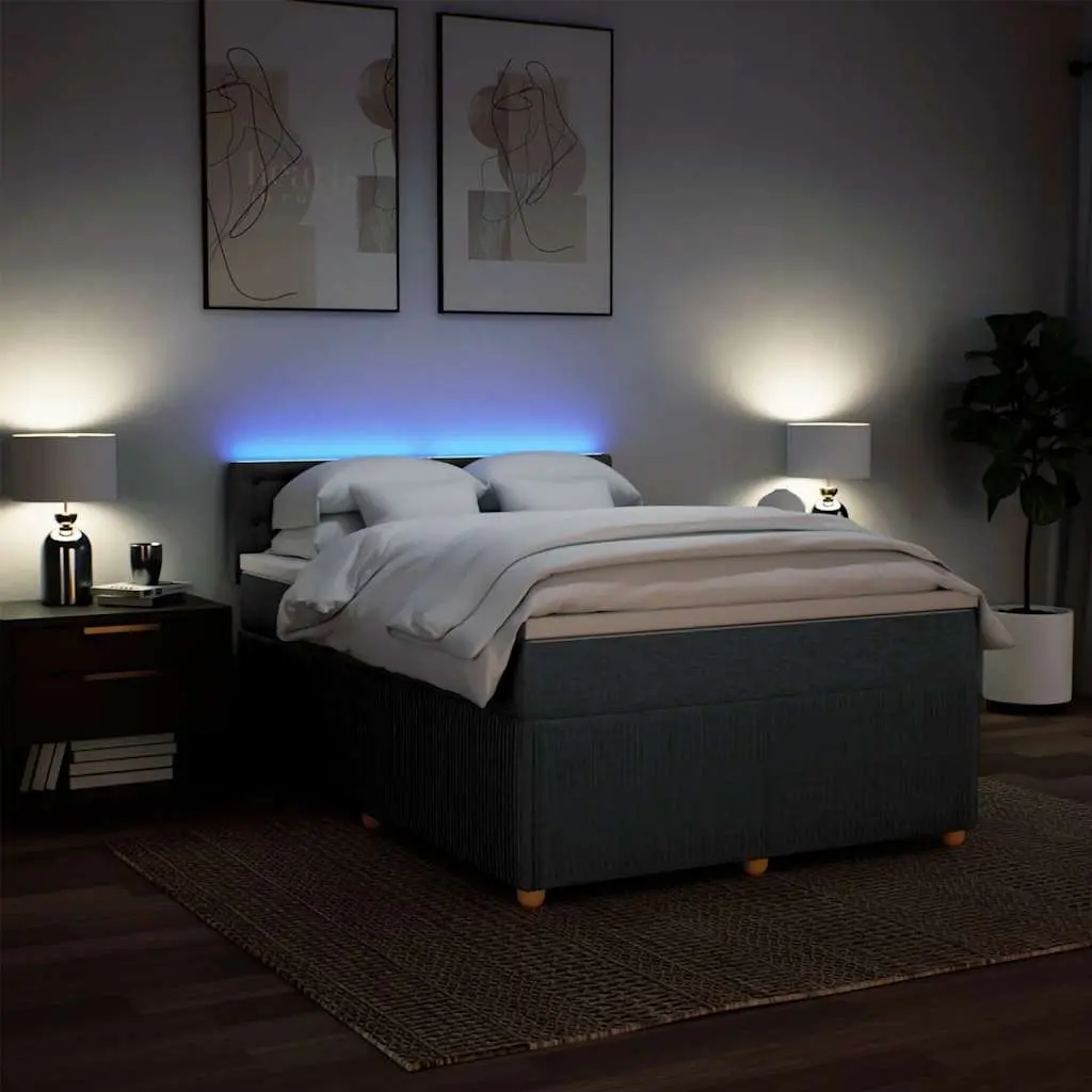 Queen Box Spring Bed with Pocket Spring Mattress