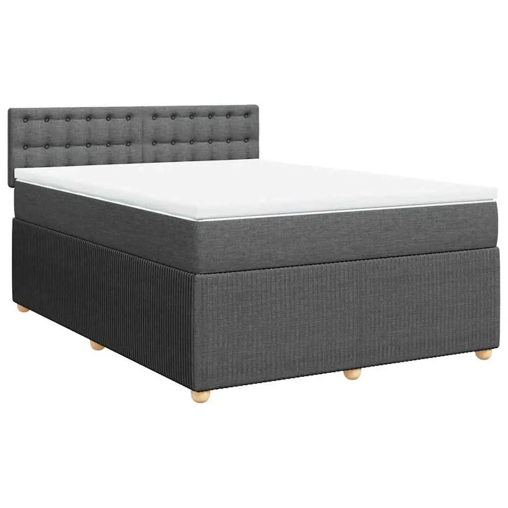 Queen Box Spring Bed with Pocket Spring Mattress
