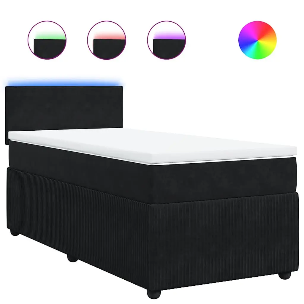 Box Spring Bed with Pocket Spring Mattress