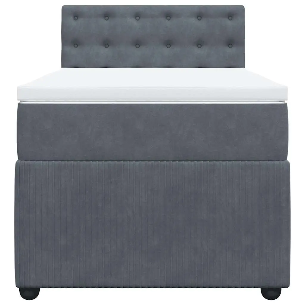 King Single Box Spring Bed with LED Lighting