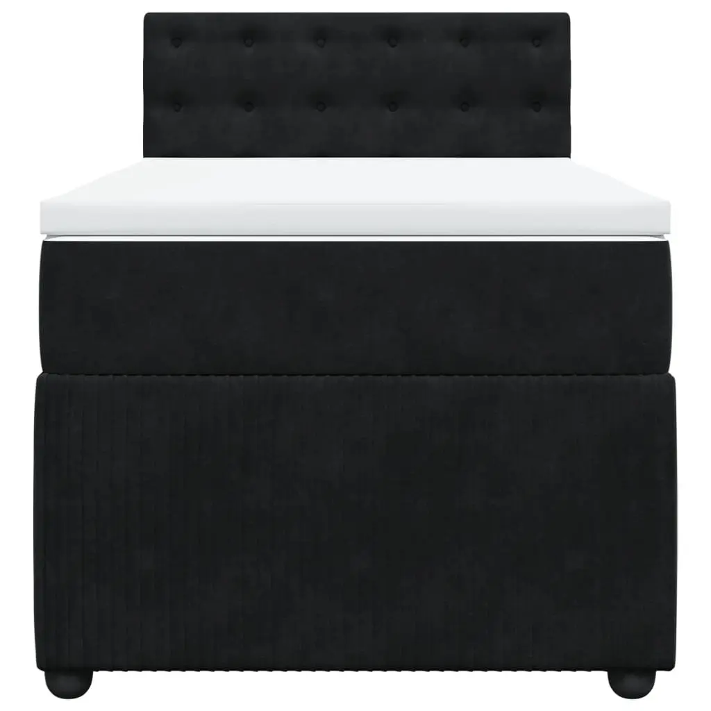 King Single Box Spring Bed with Pocket Spring Mattress in Grey
