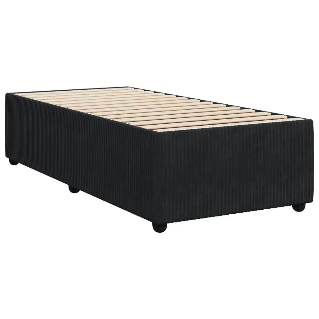 King Single Box Spring Bed with Pocket Spring Mattress in Grey