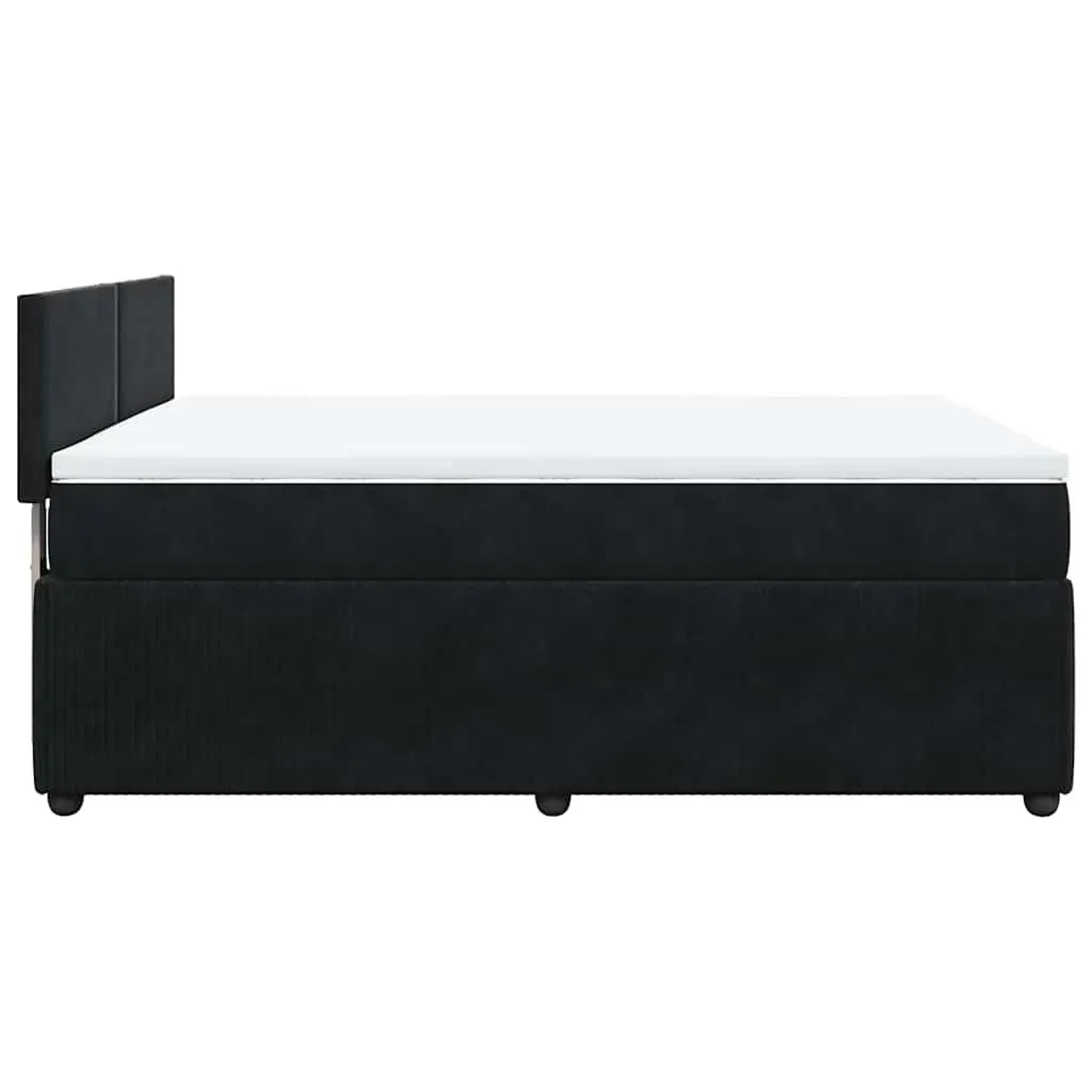 Box Spring Bed with Pocket Spring Mattress & LED Lights