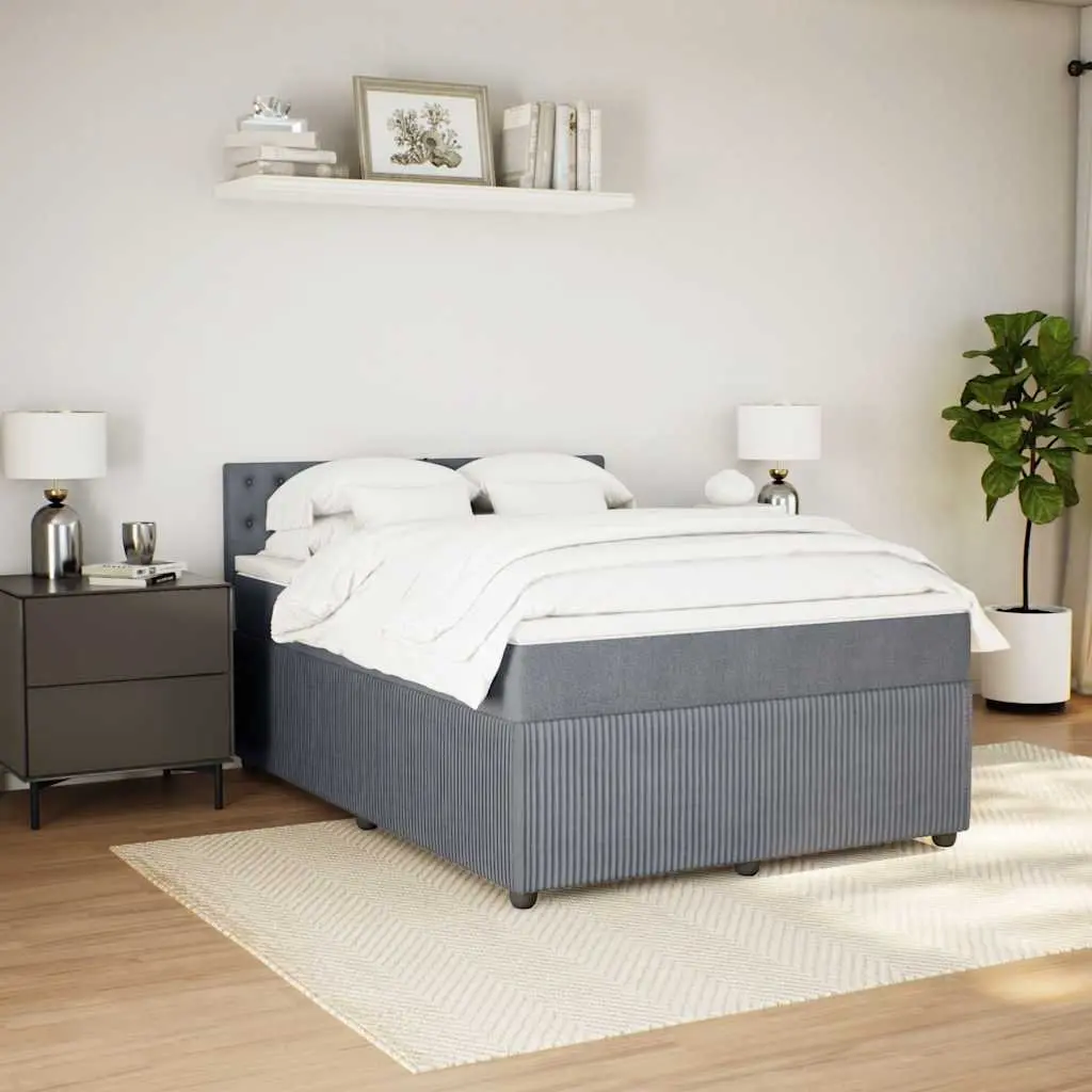 Queen Box Spring Bed with Pocket Spring Mattress