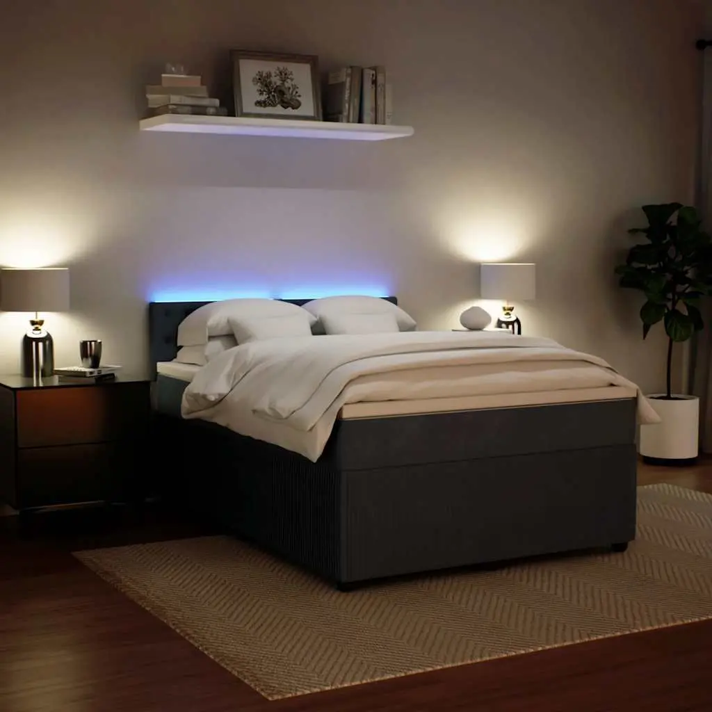 Queen Box Spring Bed with Pocket Spring Mattress