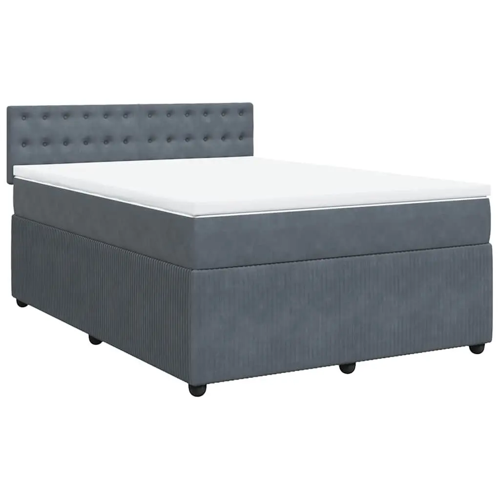 Queen Box Spring Bed with Pocket Spring Mattress