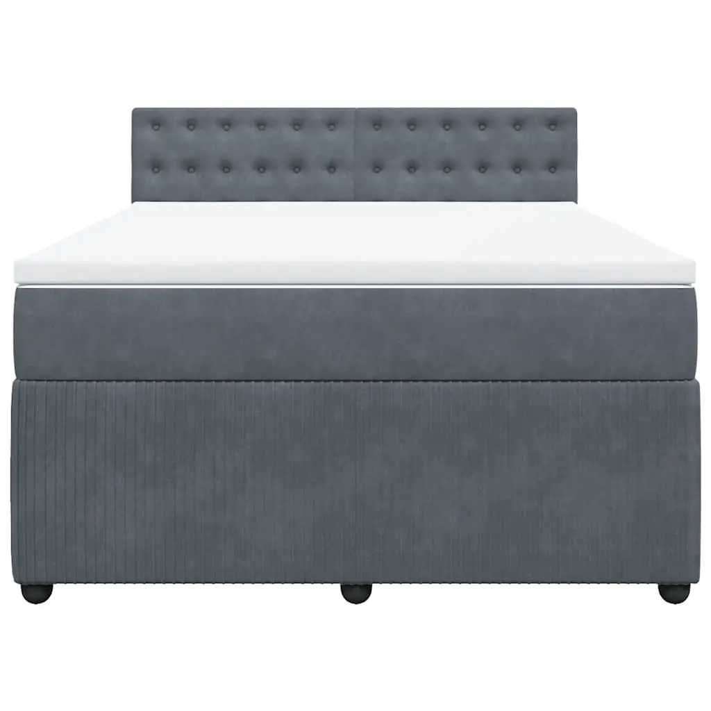 Queen Box Spring Bed with Pocket Spring Mattress
