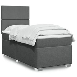 Durable King Single Box Spring Bed with Pocket Mattress