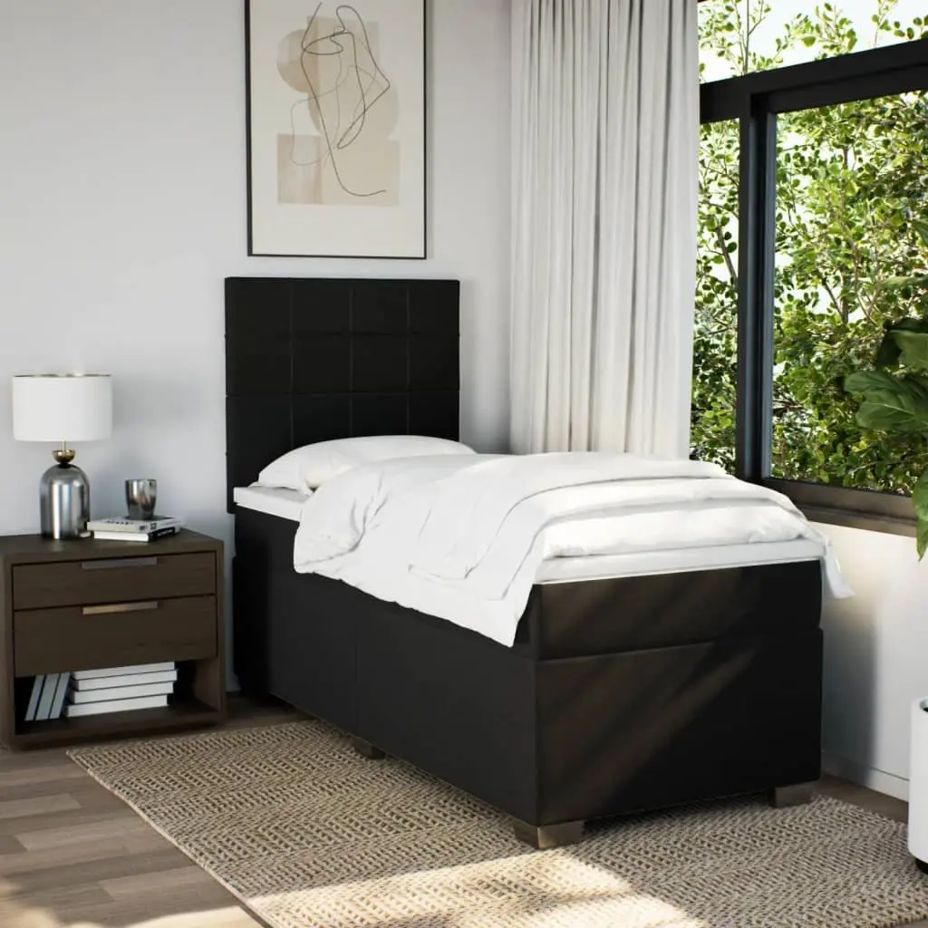 King Single Box Spring Bed with Adjustable Headboard