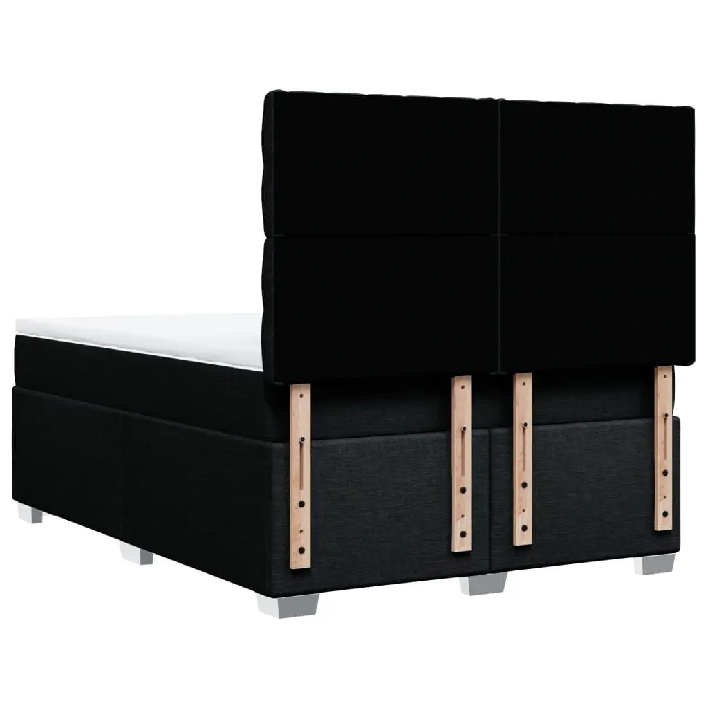 Double Box Spring Bed with Adjustable Headboard