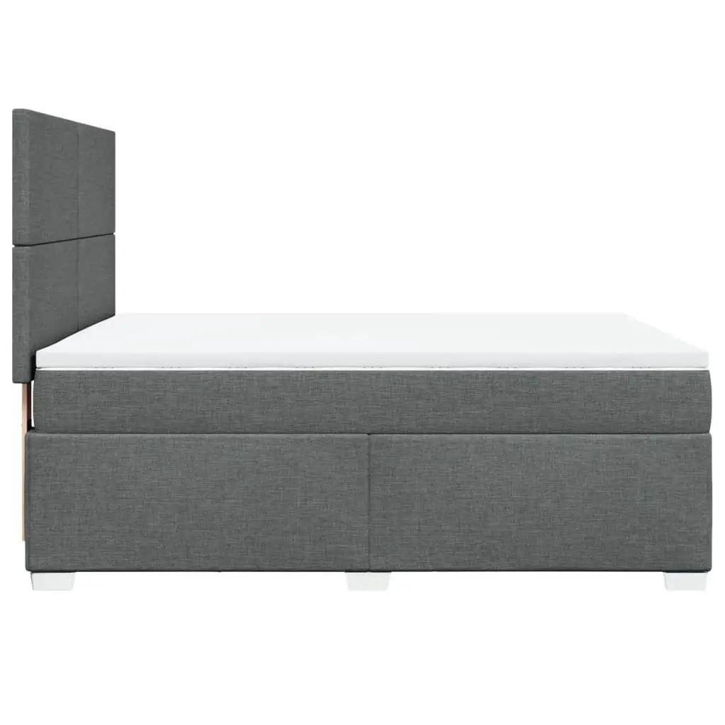 Queen Bed with Pocket Spring Mattress and Adjustable Headboard
