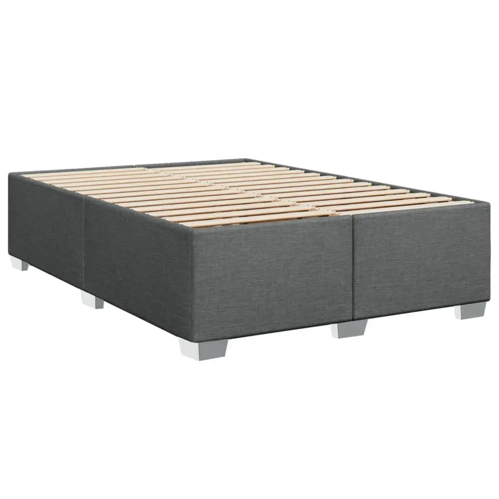 Queen Box Spring Bed with Adjustable Headboard and Pocket Mattress