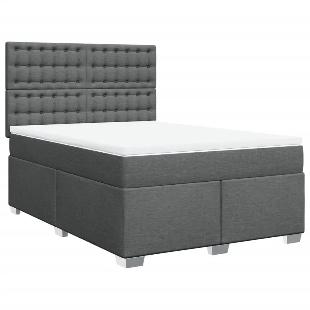 Queen Box Spring Bed with Pocket Mattress