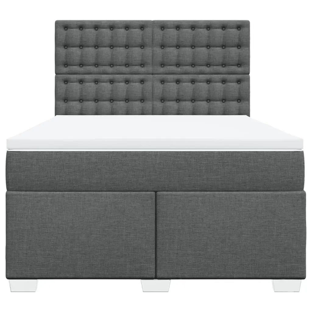 Queen Box Spring Bed with Pocket Mattress