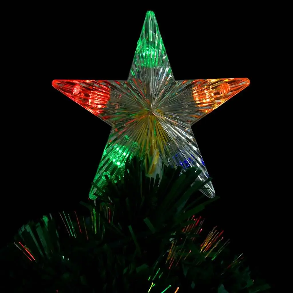 64cm Pre-lit Green Fibre Optic Christmas Tree with Star