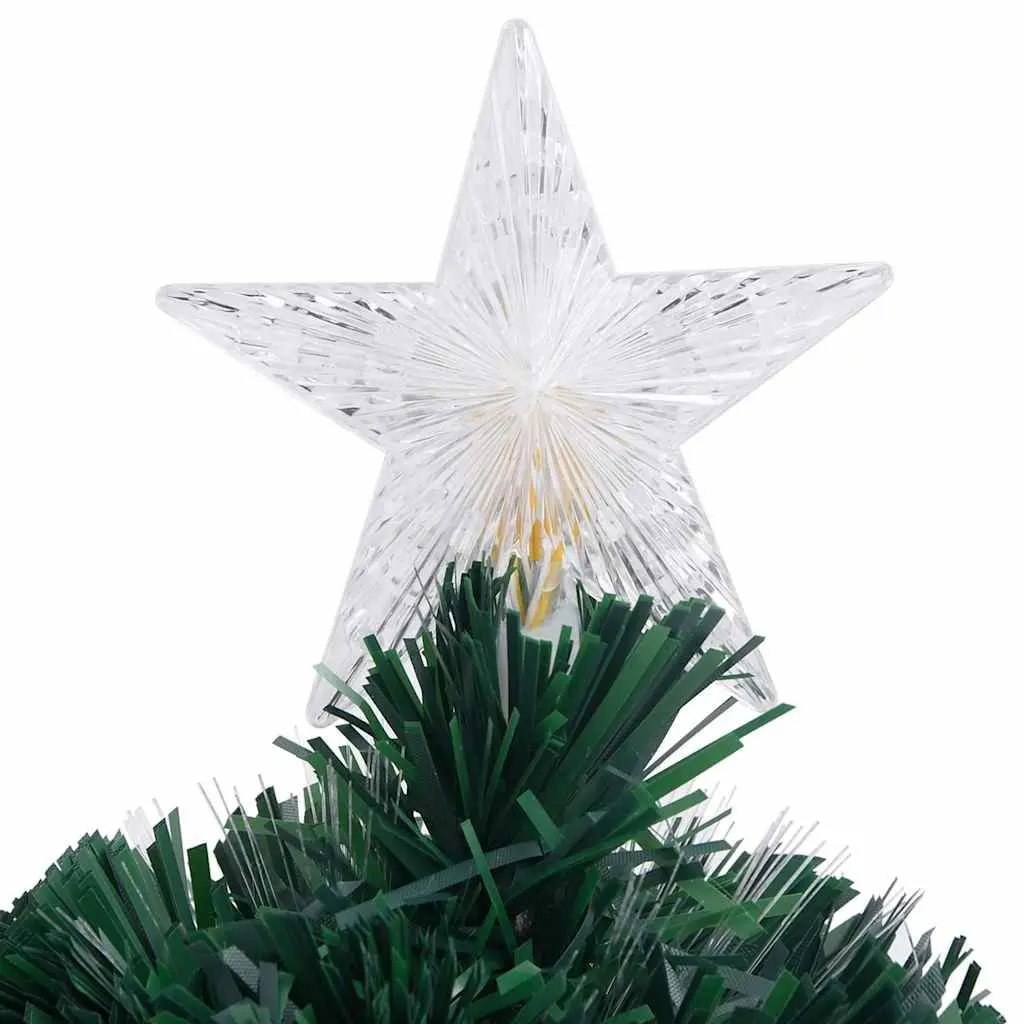 64cm Pre-lit Green Fibre Optic Christmas Tree with Star