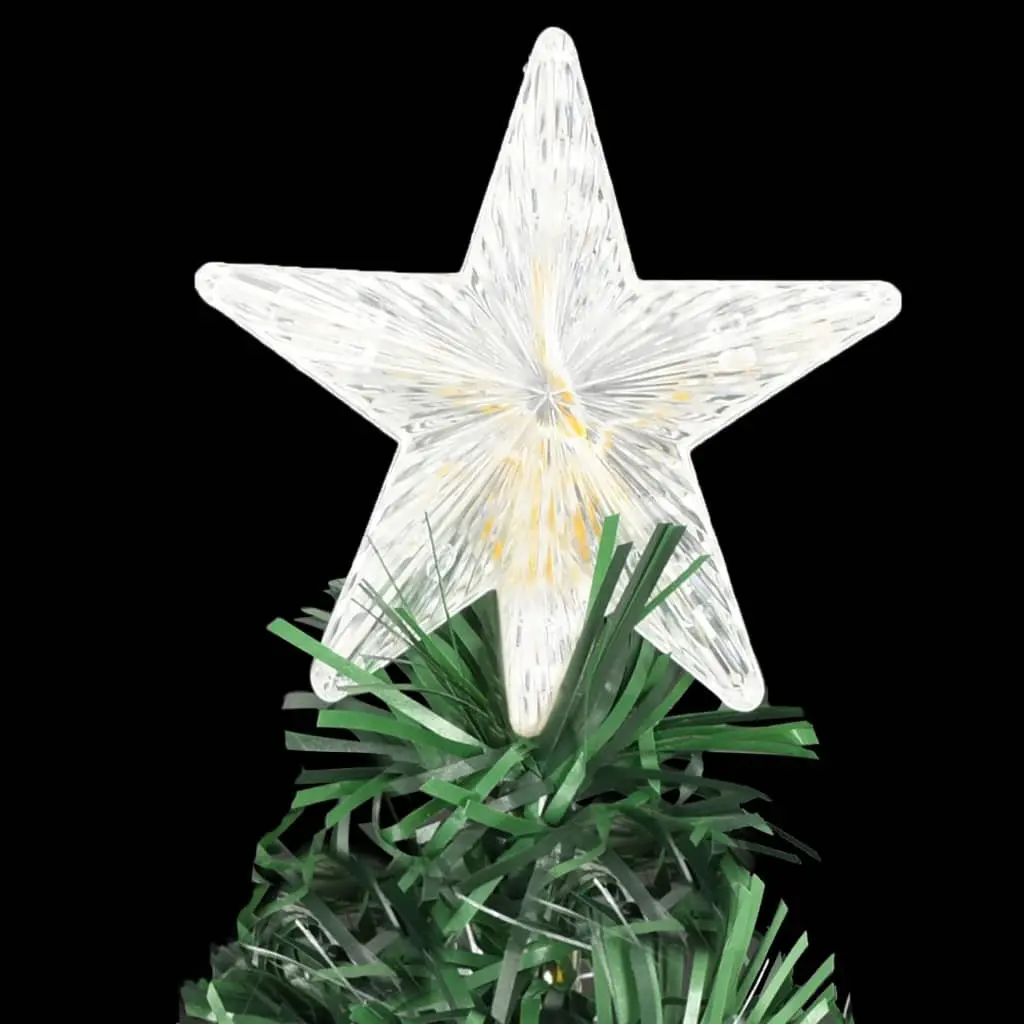 180cm Pre-lit Christmas Tree with Fibre Optic LED