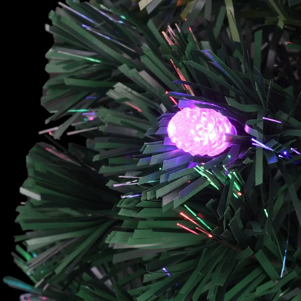180cm Pre-lit Christmas Tree with Fibre Optic LED