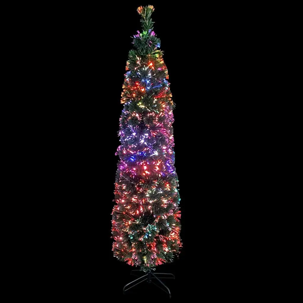 150cm Slim Christmas Tree with Fibre Optic Lights