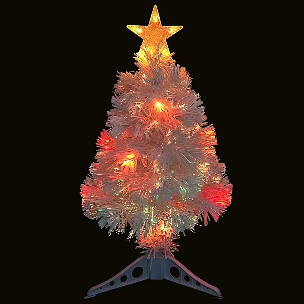 Pre-lit White Christmas Tree 64cm with LED Lighting