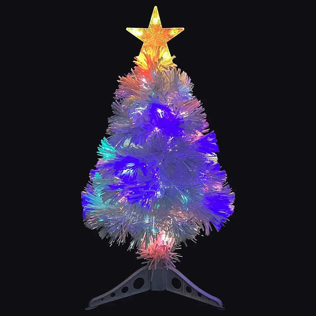 Pre-lit White Christmas Tree 64cm with LED Lighting