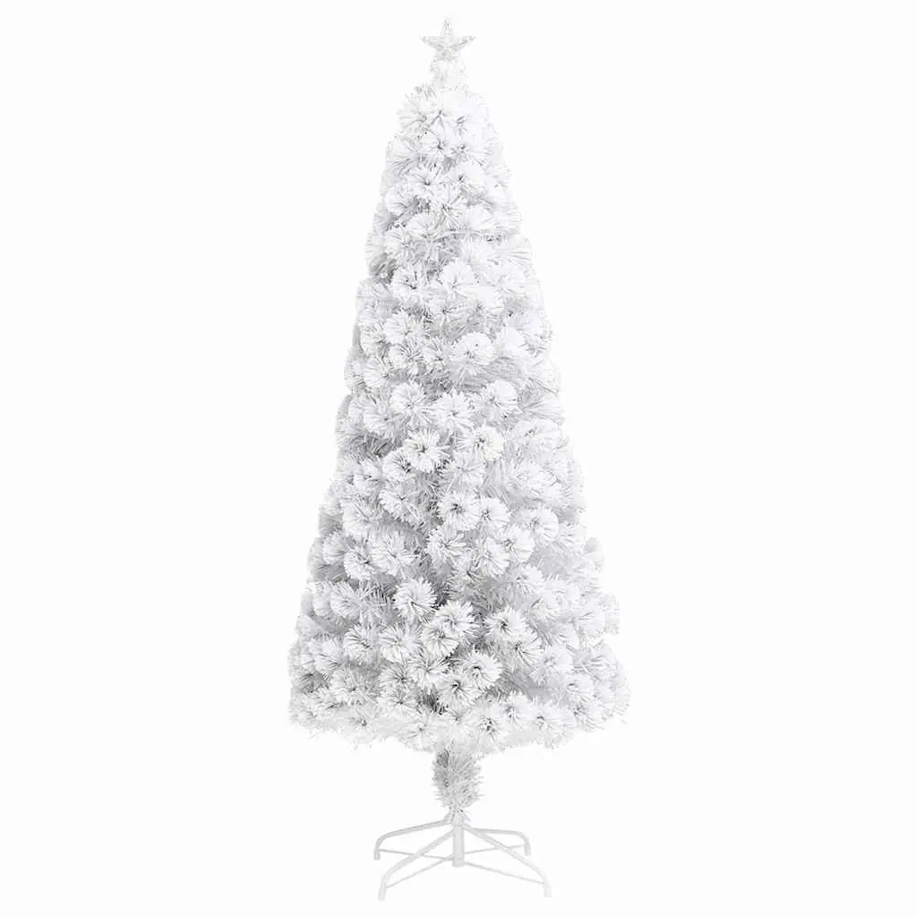 180cm White Artificial Pre-lit Christmas Tree