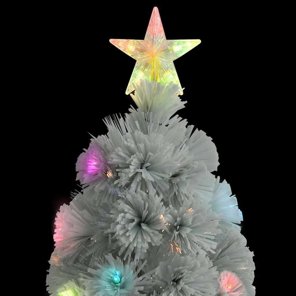 180cm White Artificial Pre-lit Christmas Tree