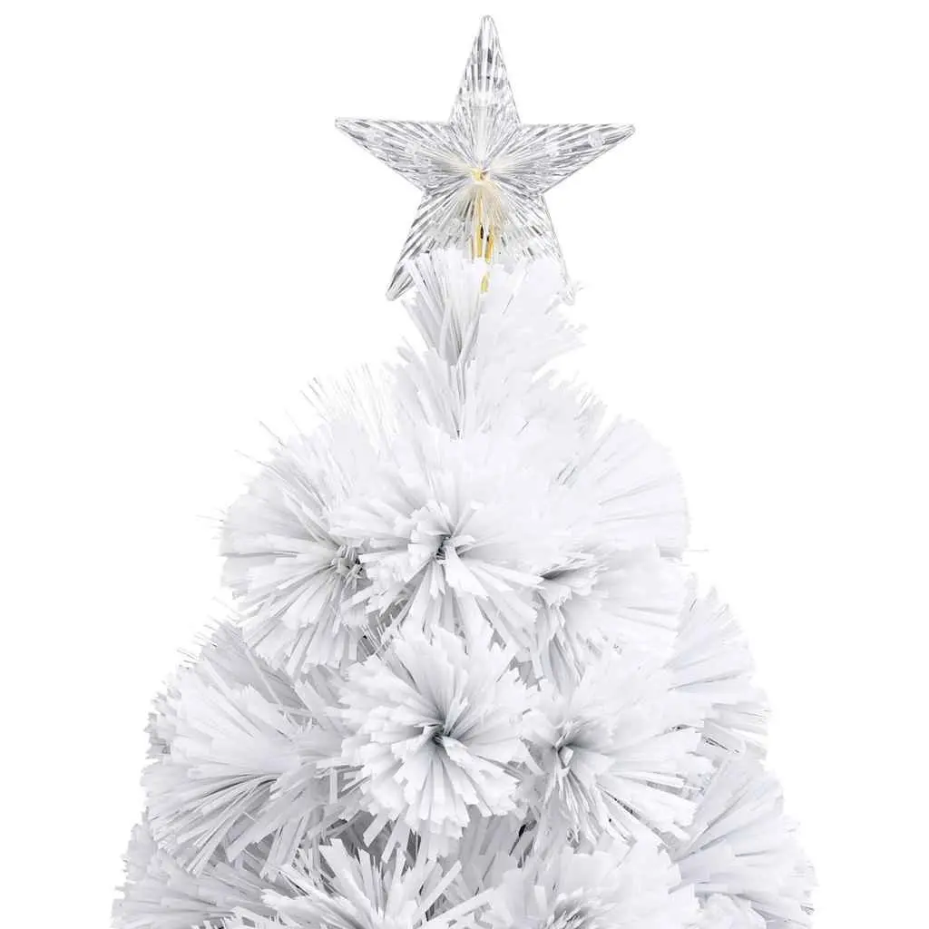 180cm White Artificial Pre-lit Christmas Tree
