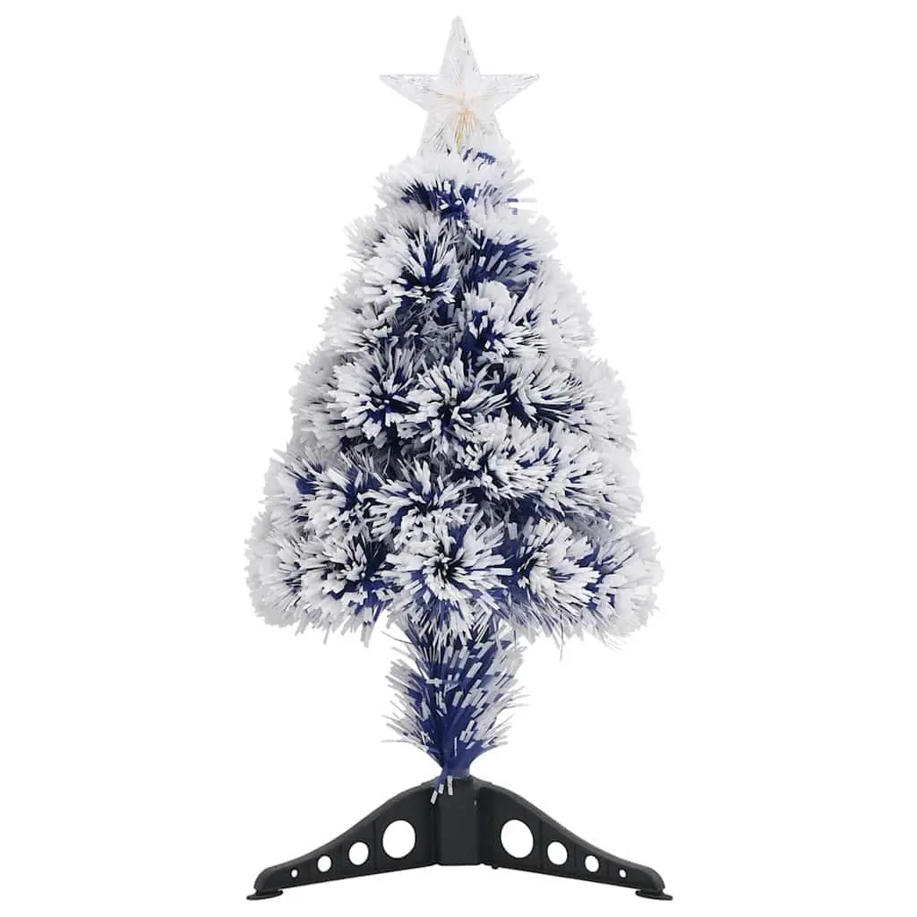 64cm White Fibre Optic LED Christmas Tree