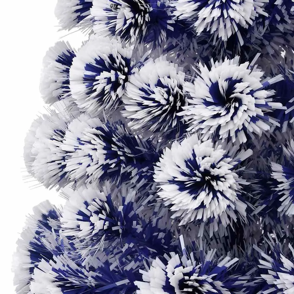 Artificial Christmas Tree PVC 120 cm White LED Fibre Optic