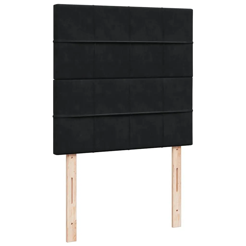 Box Spring Bed Velvet King Single Height-Adjustable Headboard Pocket Spring Mattress