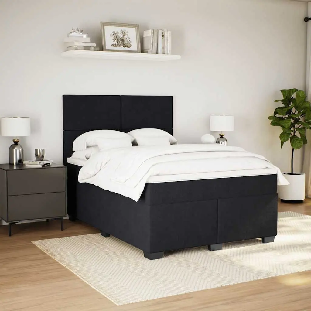 Queen Box Spring Bed with Velvet Pocket Mattress