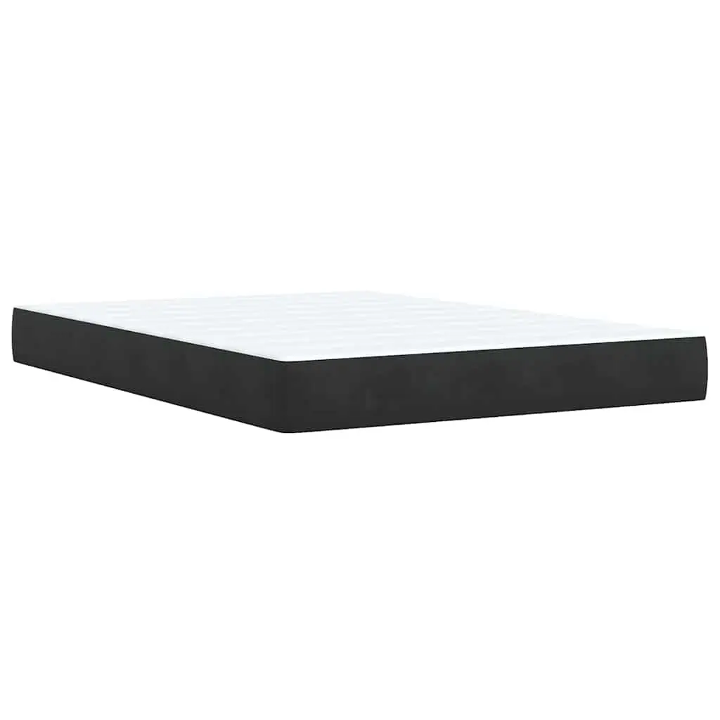 Queen Box Spring Bed with Velvet Pocket Mattress