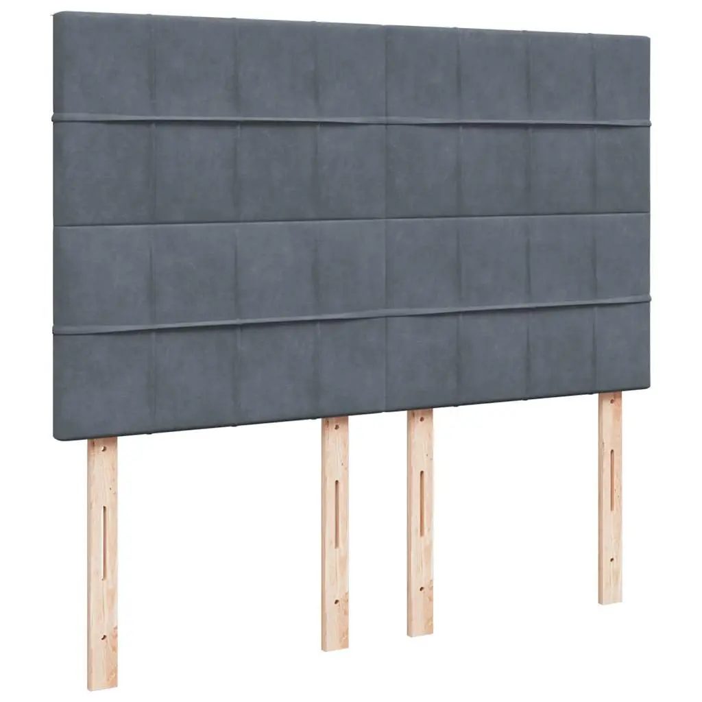 Queen Box Spring Bed with Adjustable Headboard