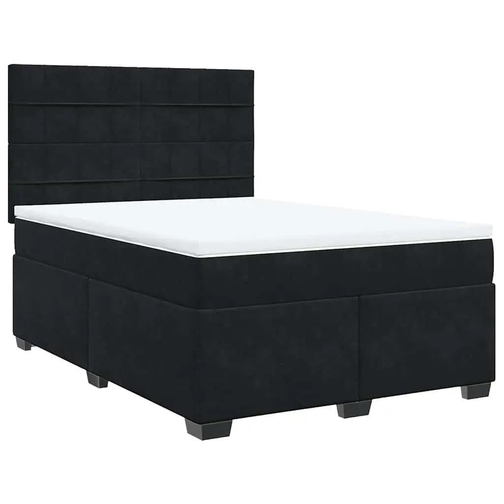 Queen Box Spring Bed with Pocket Sprung Mattress
