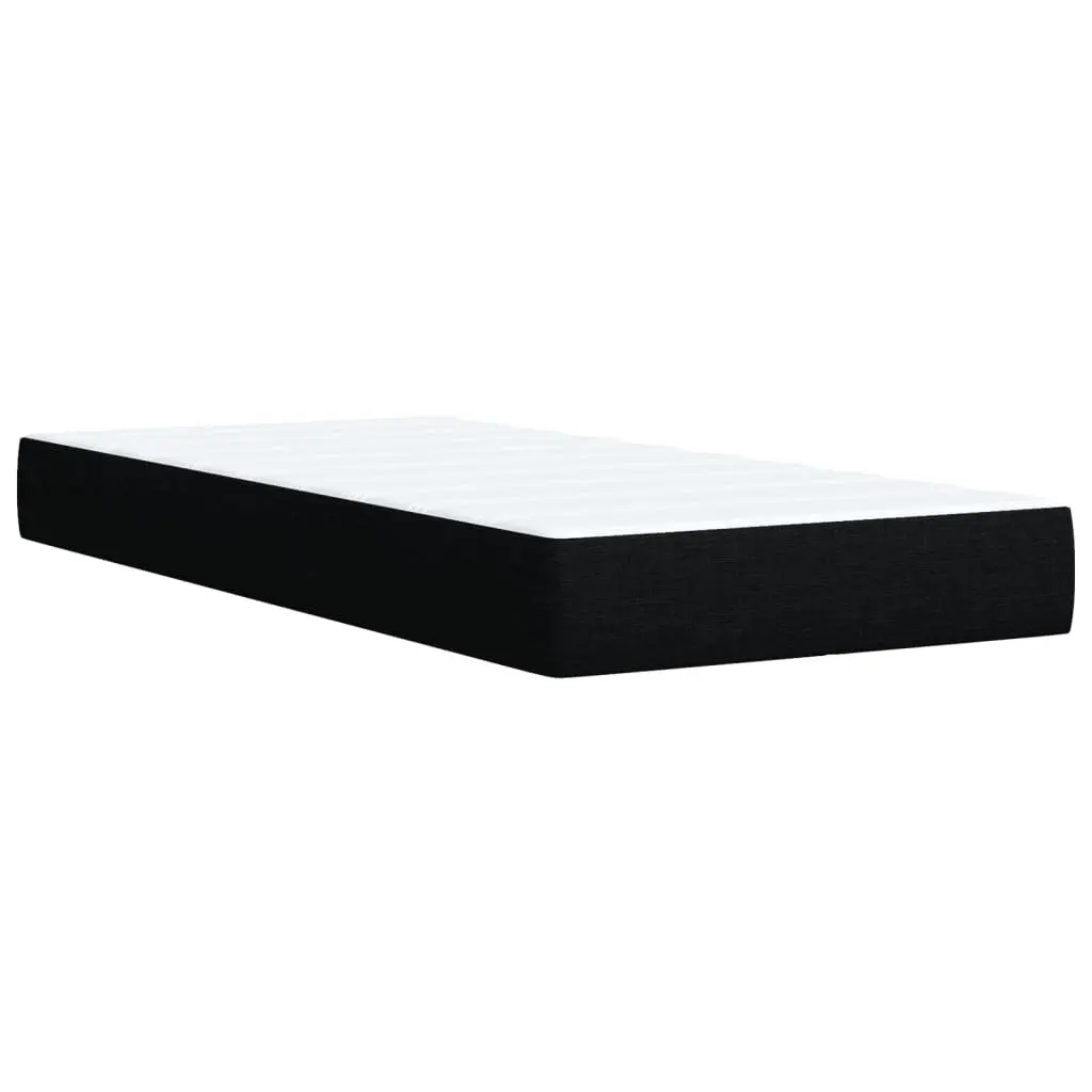 King Single Box Spring Bed with Pocket Mattress Height-Adjustable Headboard