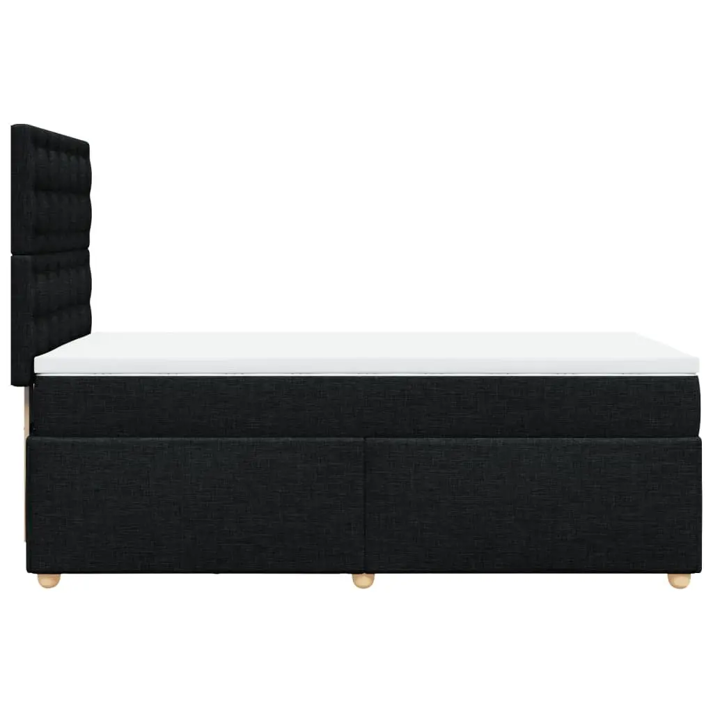 King Single Box Spring Bed with Pocket Mattress Height-Adjustable Headboard