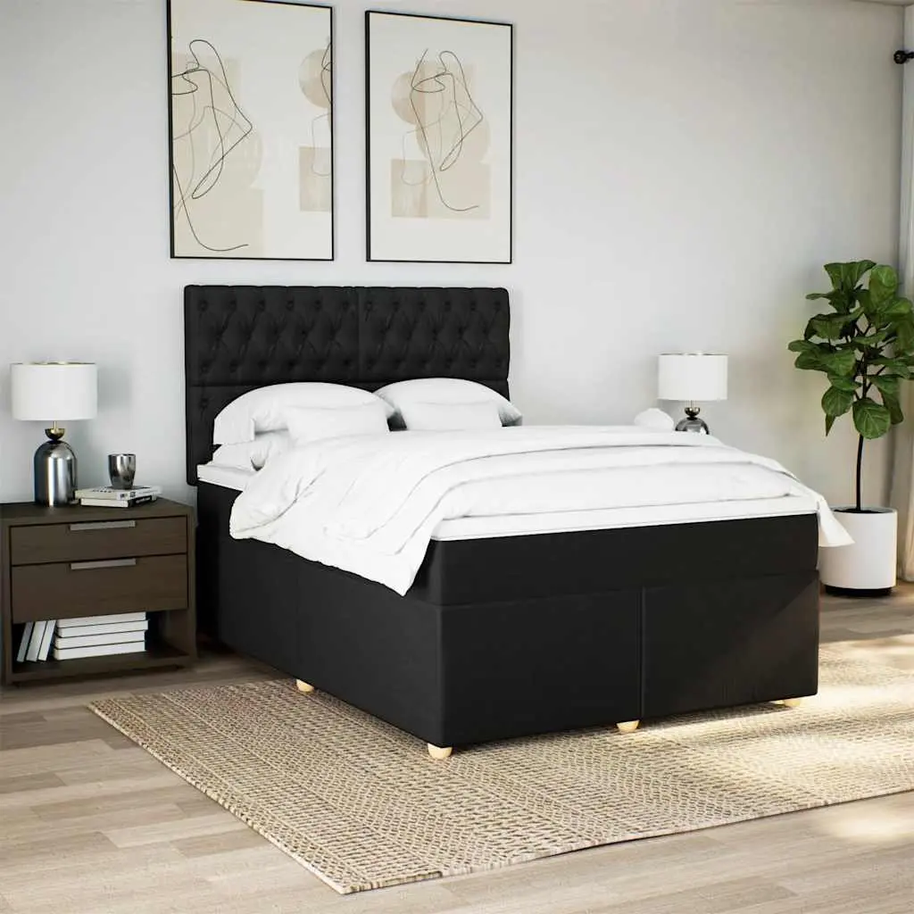 Double Box Spring Bed with Adjustable Pocket Spring Mattress
