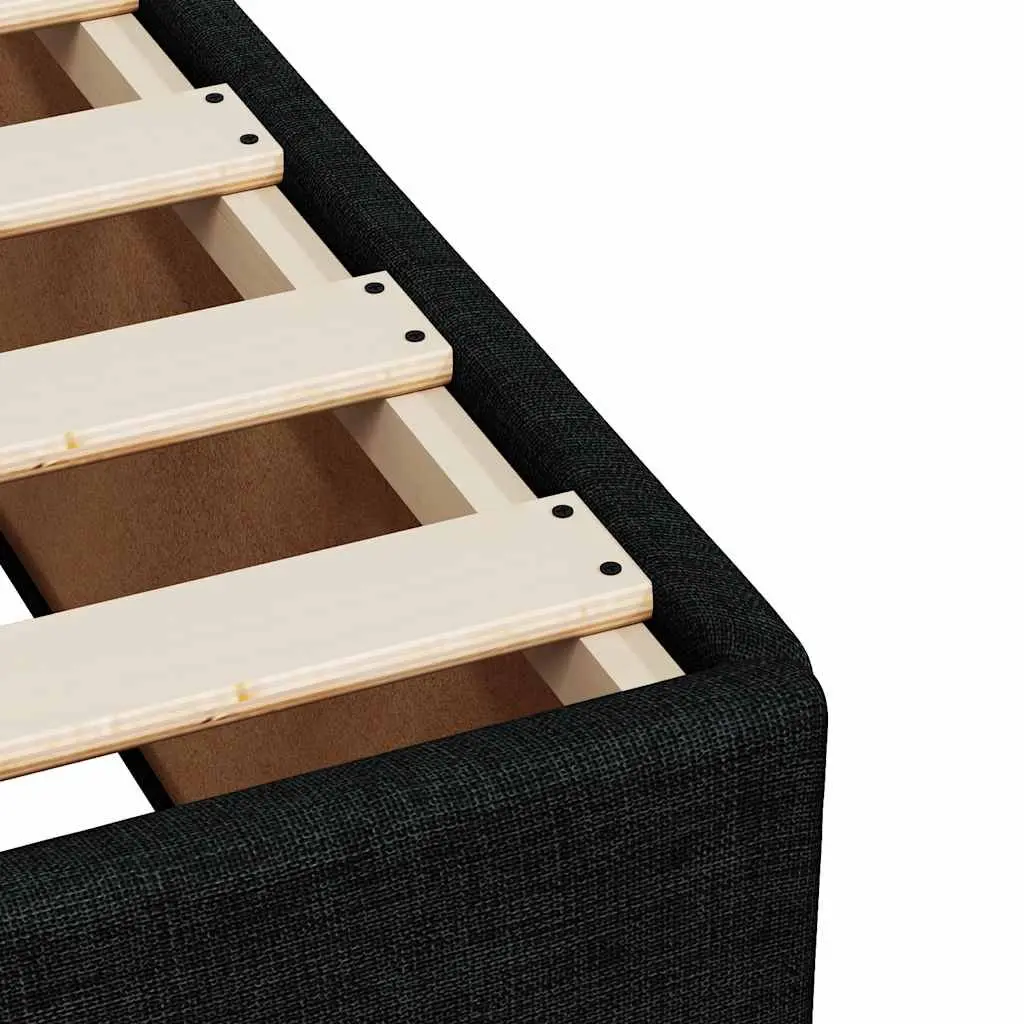 Double Box Spring Bed with Adjustable Headboard