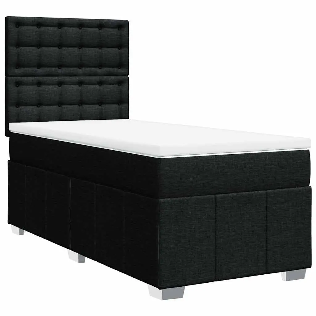 King Single Box Spring Bed with Adjustable Headboard