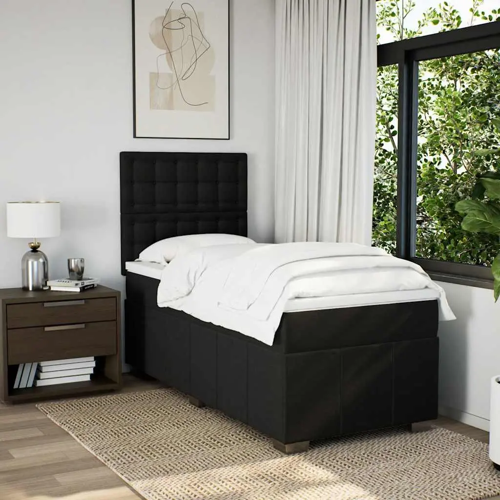 King Single Box Spring Bed with Adjustable Headboard