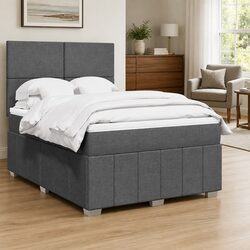 High-Quality Double Box Spring Bed with Adjustable Headboard
