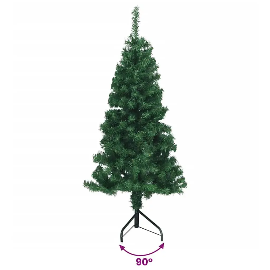 Corner Artificial Christmas Tree 120cm Green PVC