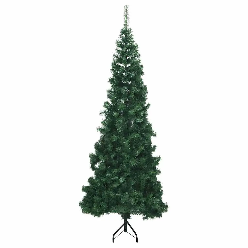 Corner Artificial Christmas Tree Green 180cm PVC Holiday Seasonal Decoration