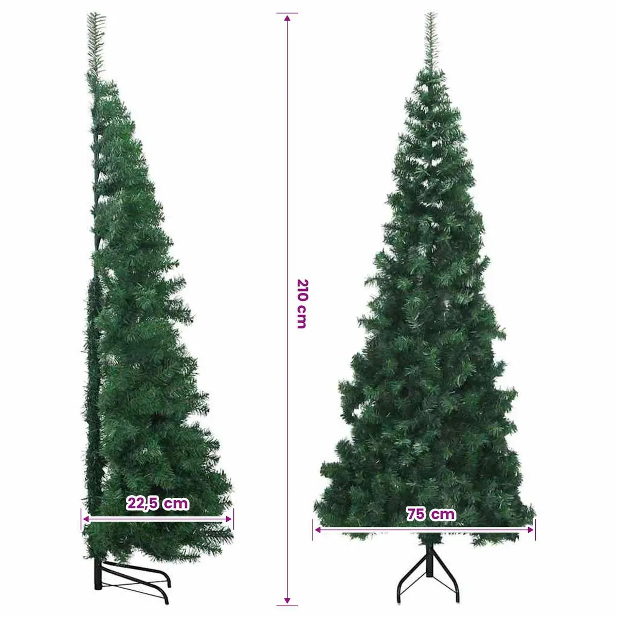 Green Corner Artificial Christmas Tree 210cm
